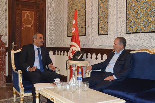 لقاء وزير الماليّة بالأمين العام للاتّحاد العام التونسي للشغل‎