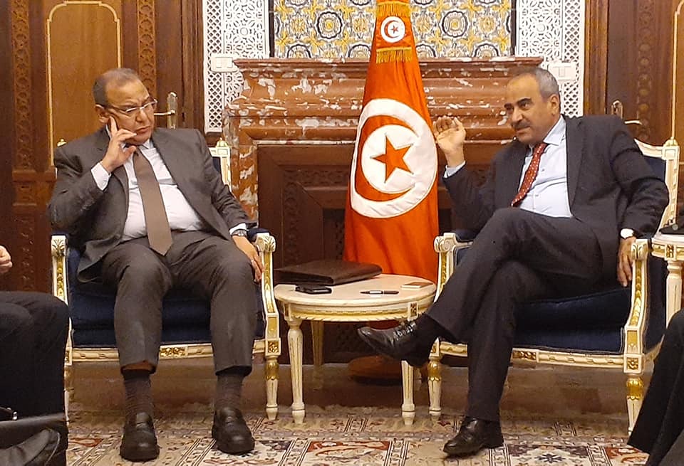 لقاء  بأعضاء المكتب التنفيذي للاتحاد التونسي للصناعة والتجارة والصناعات التقليدية