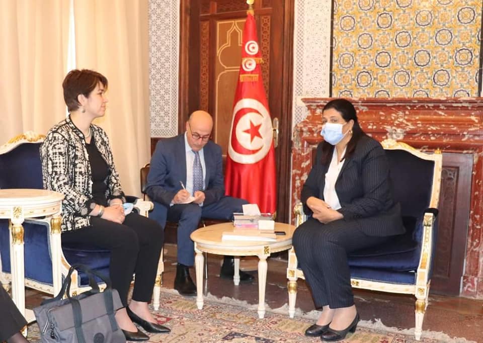 وزيرة المالية تلتقي بالمديرة الجديدة لمكتب البنك الأوروبي لإعادة الإعمار والتنمية (BERD) بتونس