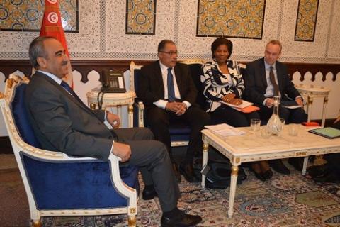لقاء وزير الماليّة بنائب رئيس البنك العالمي لشؤون منطقة الشرق الأوسط وشمال إفريقيا‎
