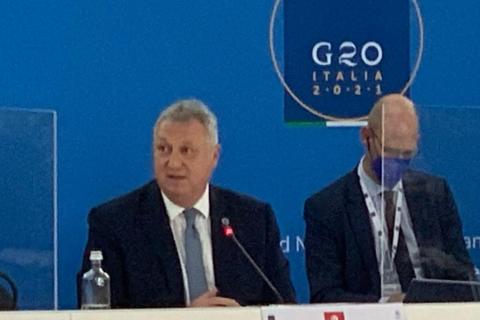 على هامش إجتماعات مجموعة G20 علي الكعلي يجري محادثات مع عدد من نظرائه