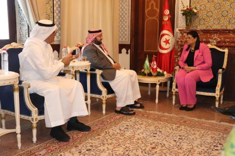 وزيرة الماليّة تلتقي رئيس برنامج الخليج العربي للتنمية